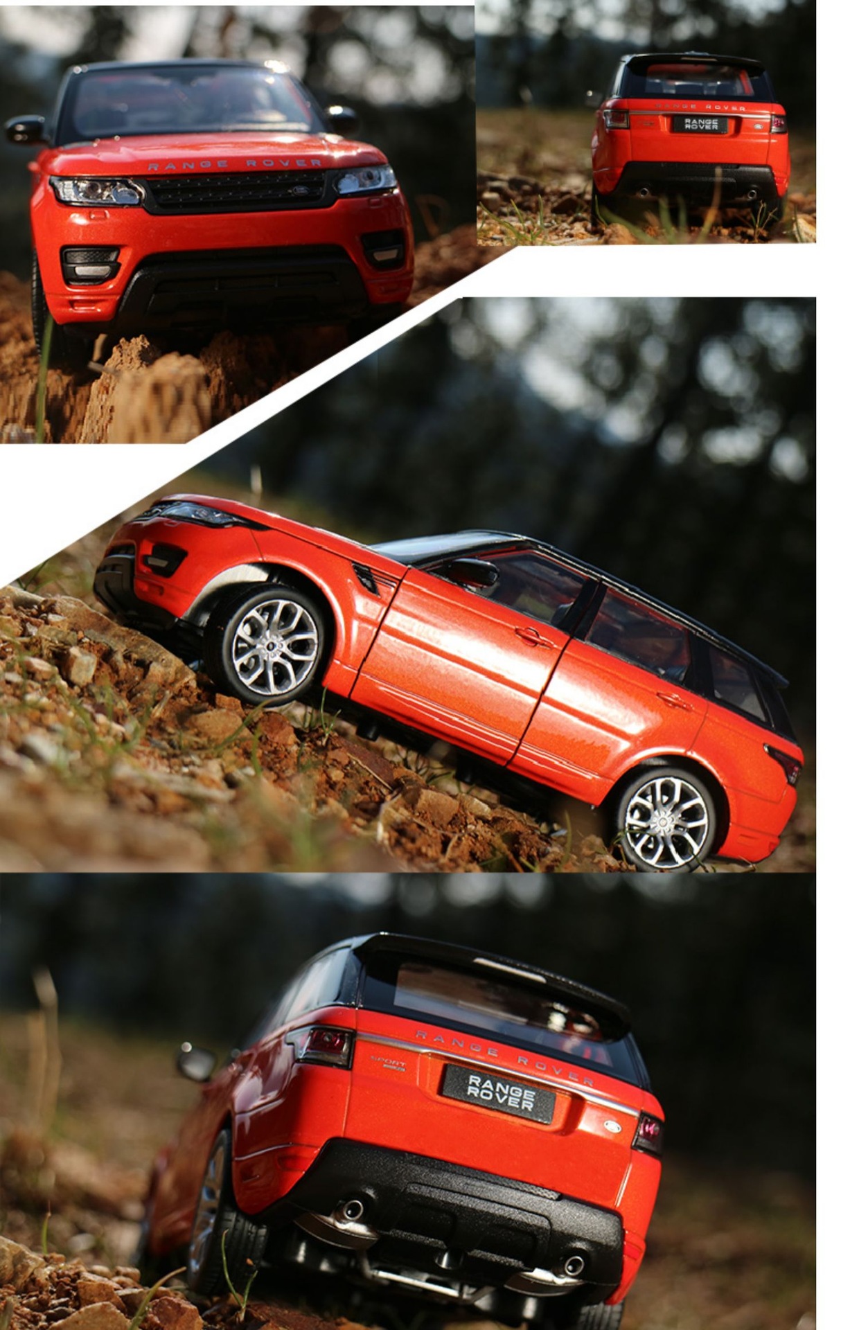 welly威利1:24合金车模路虎揽胜运动版静态汽车模型玩具摆件礼品