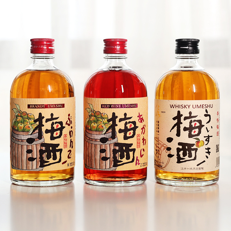 明石信威士忌梅酒 日本进口梅酒 女士甜酒果酒梅子酒水果酒女士酒