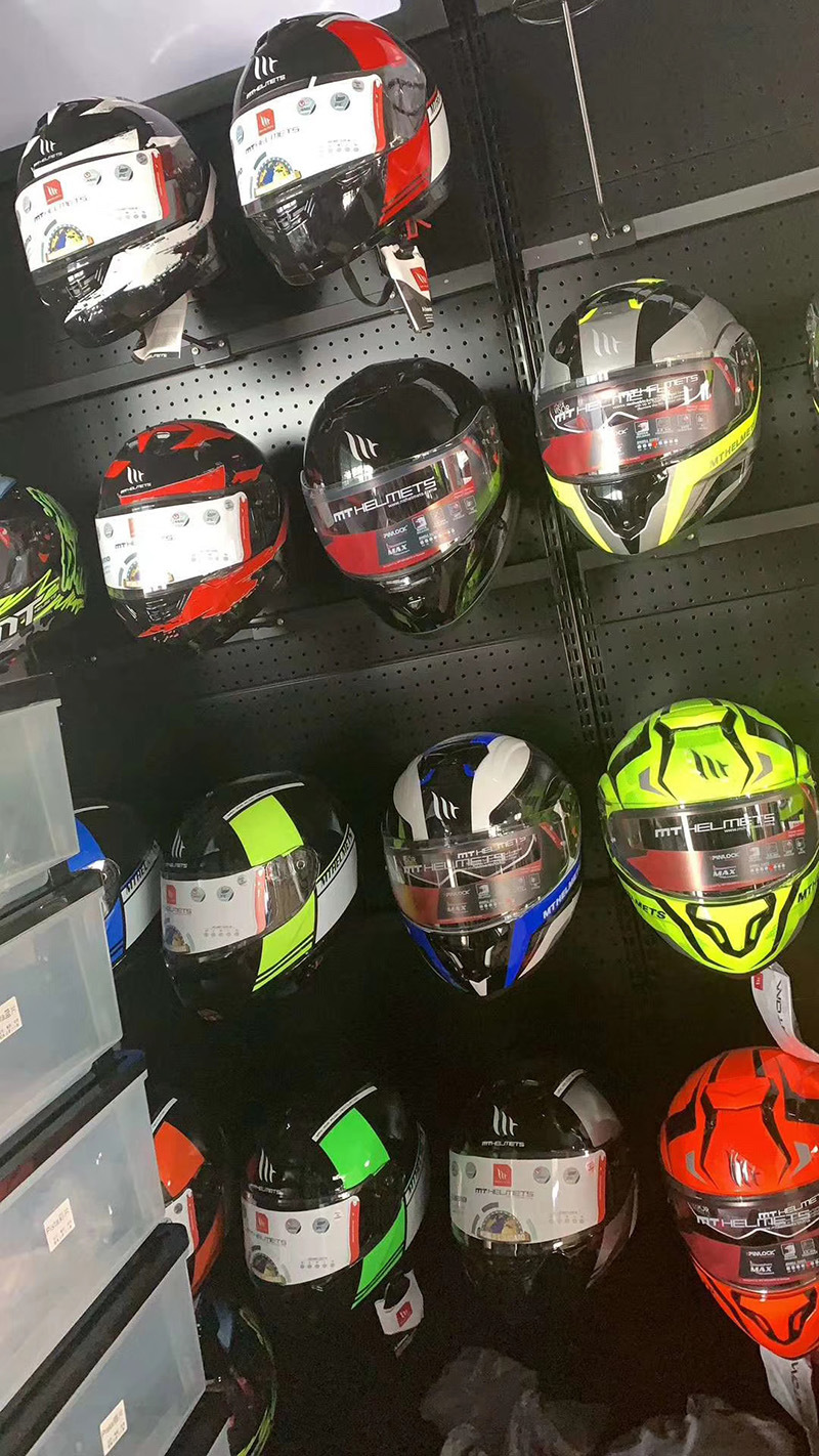 工厂批发头盔展示架 摩托车头盔架加粗落地 车店挂钩洞洞板置物架