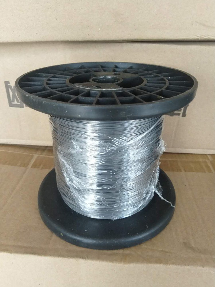 吊线钢丝电梯放线黑钢丝线工程线坠塑料轴钢线0.5毫米现货