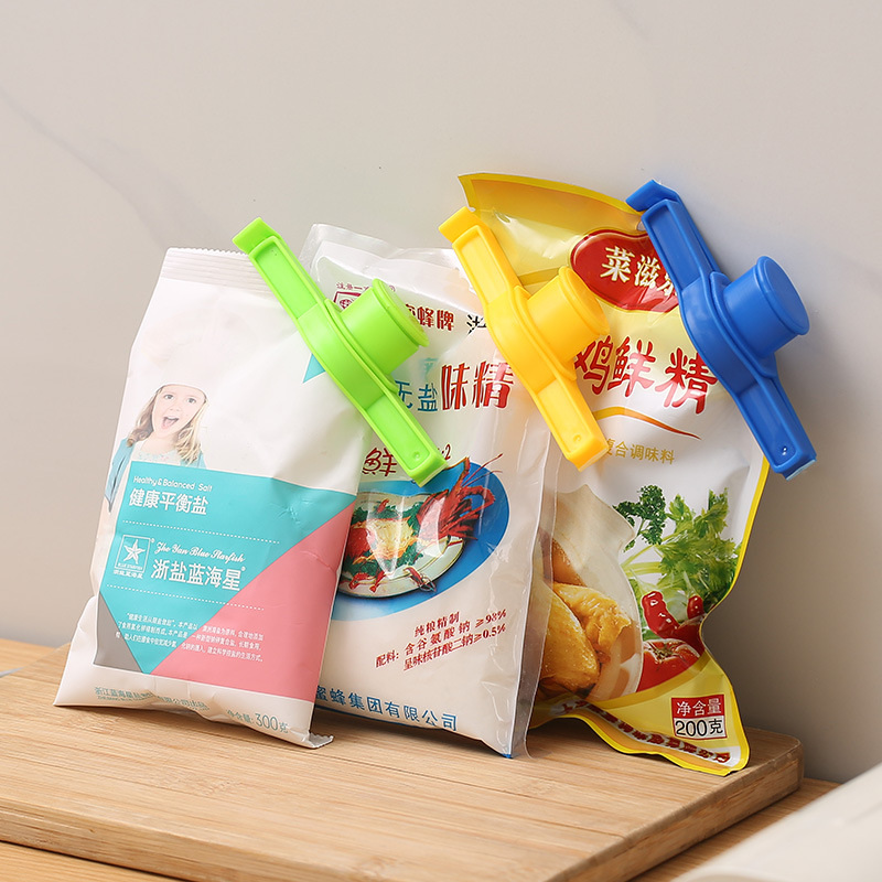 Snack Seal Clip Food Sealed Milk Powder Clip Plastic Bag Outpouring Nozzle Clip Grocery Bag Sealing Bar Sealer