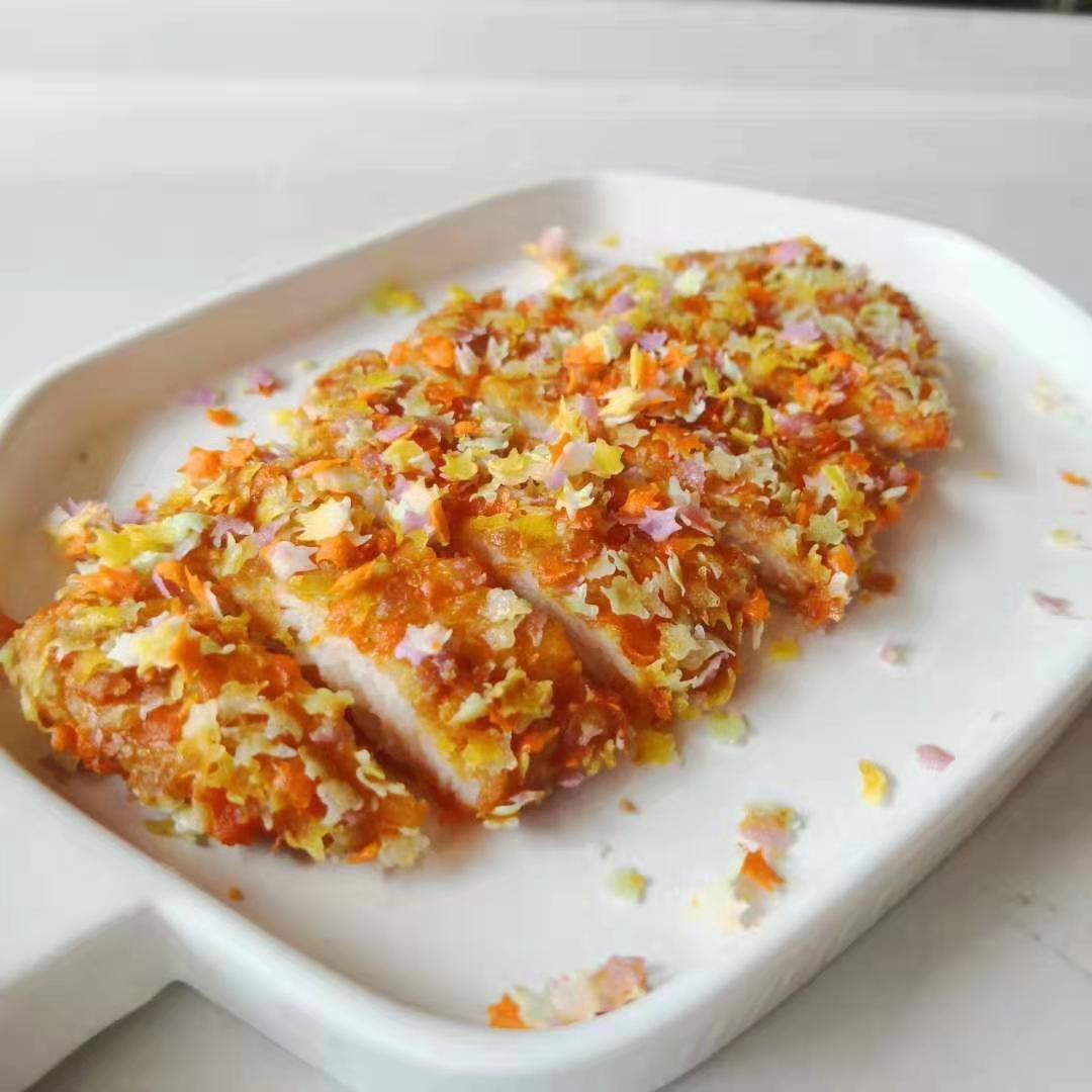 缤纷五彩鸡排正新口味大鸡排10片半成品冷冻鸡排鸡块油炸小吃10包