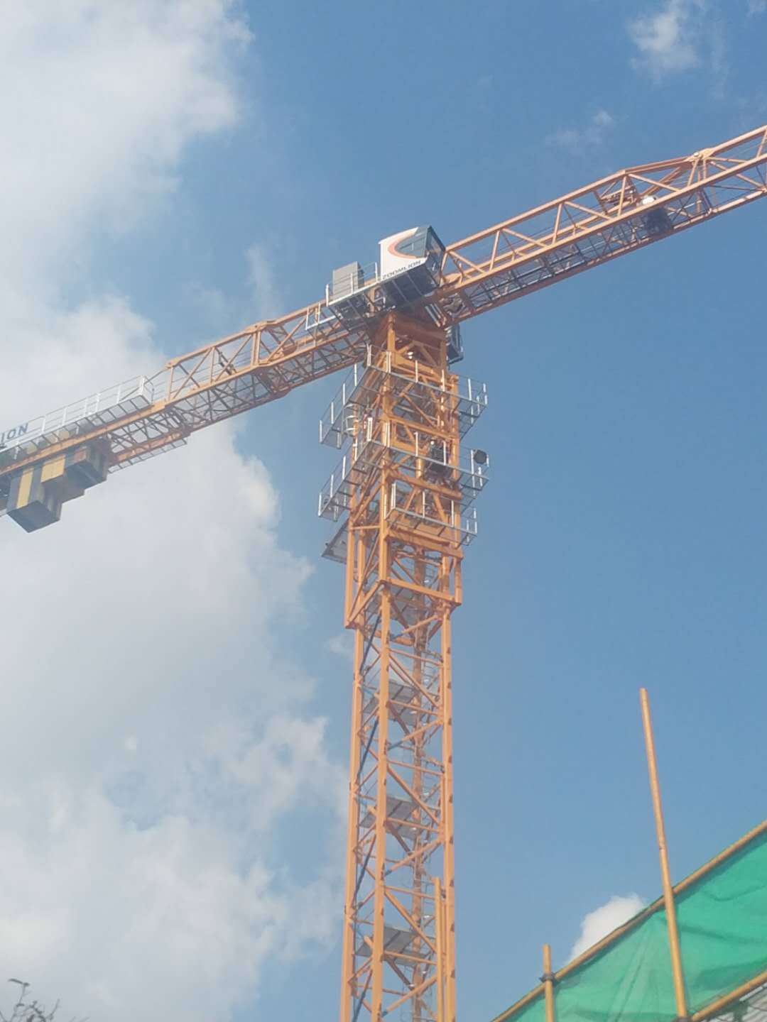 6013塔机,标高46m,最高250m,吊重6/8t