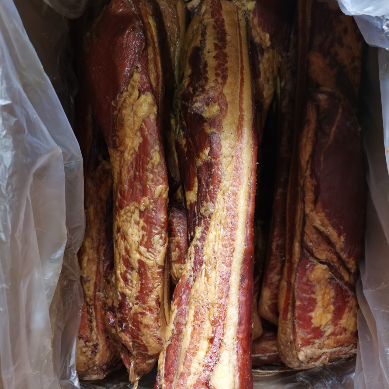 四川五花腊肉农家自制烟熏土猪咸肉后腿肉老川味腊肉广味腊肉批发