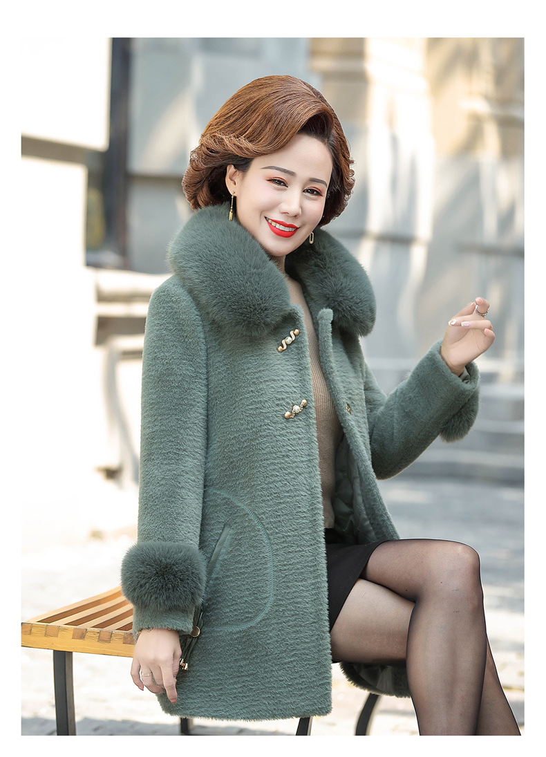 mqyybl2041秋冬中长款加厚装洋气翻领金貂绒大衣外套yy
