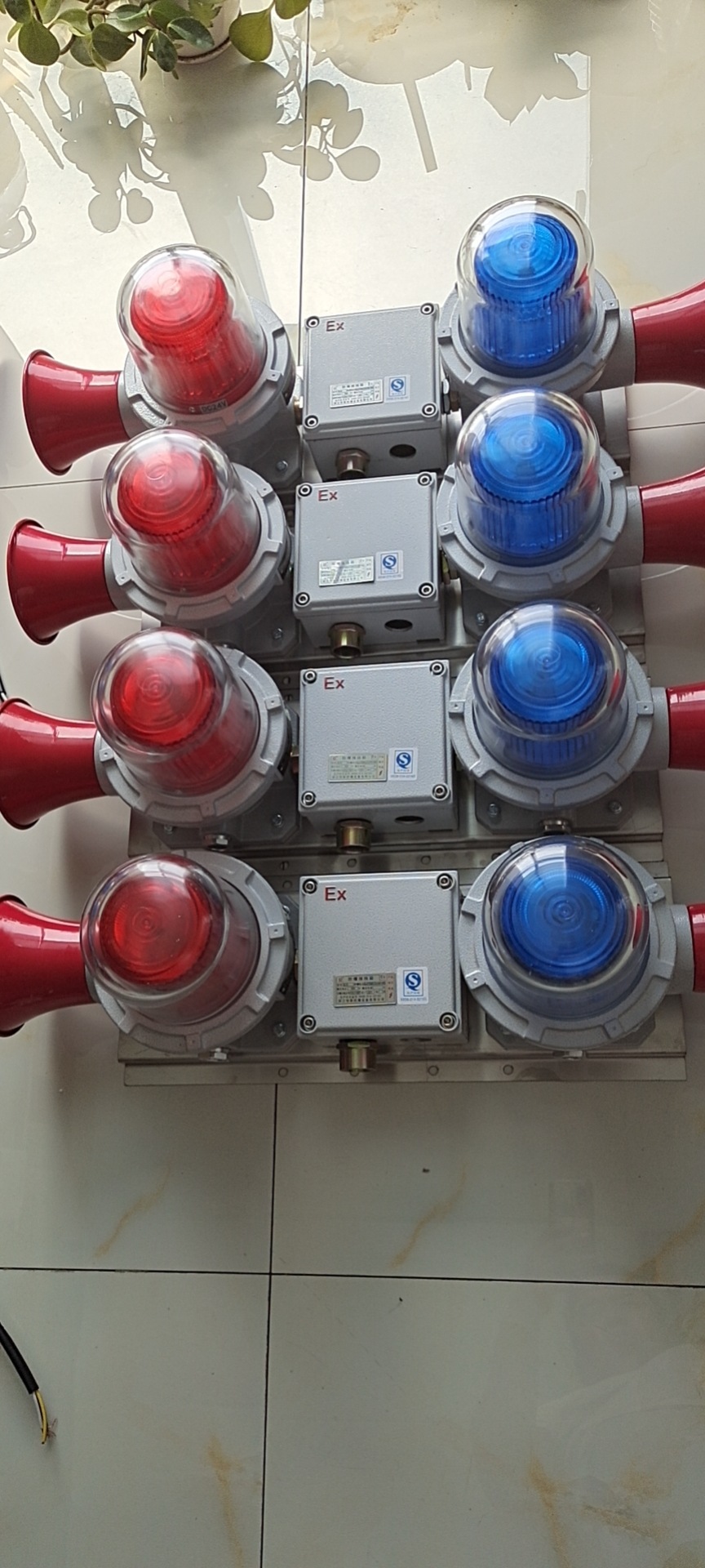 区域报警器双色大分贝声光报警器声光报警灯