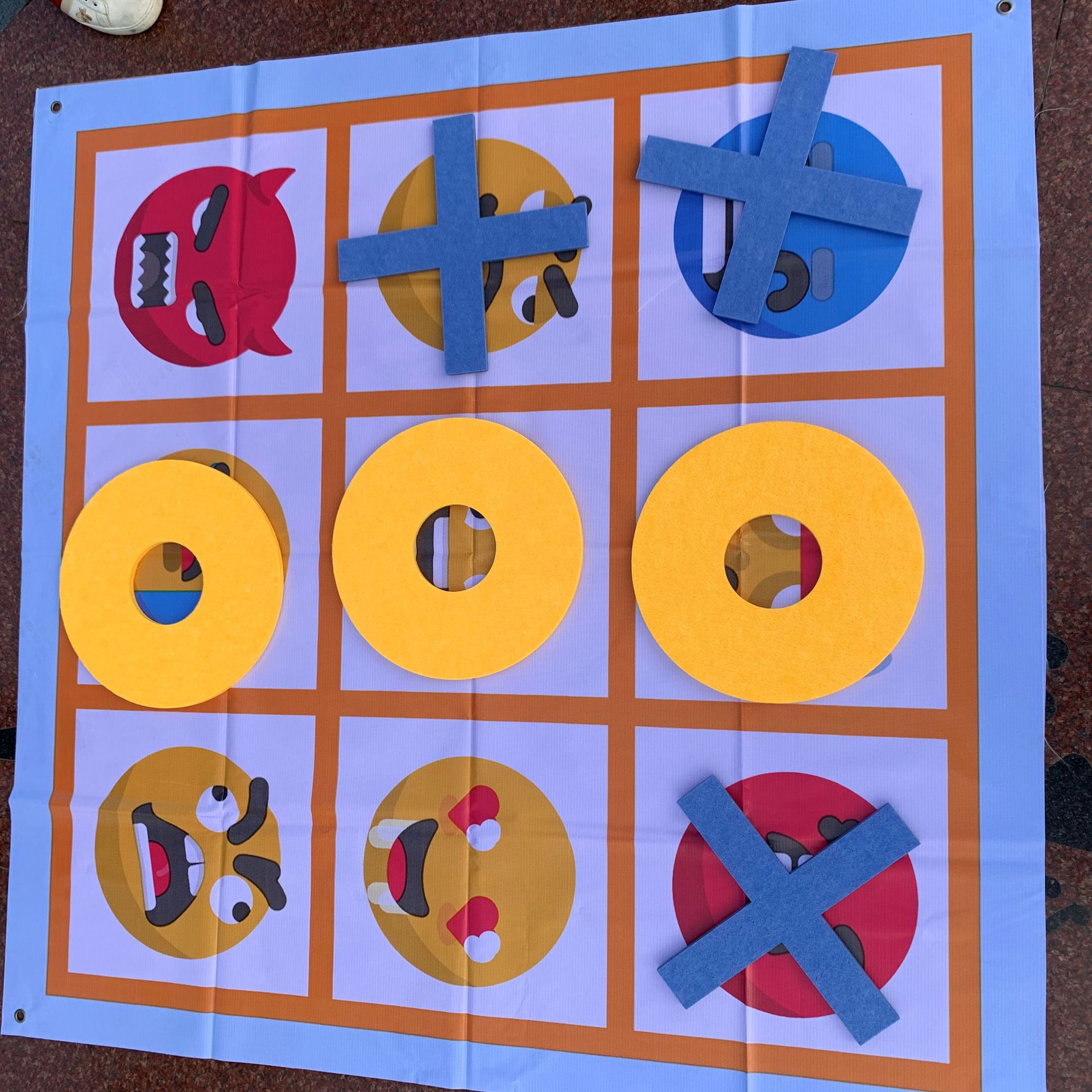 急速三子棋趣味运动会户外拓展训练团建游戏道具急速井字棋道具