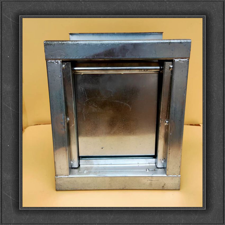 厂家直销镀锌板风管止回阀 方形止逆阀门 空调管道单向风阀定制