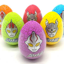 添乐卡通奥特蛋奥特曼变形蛋玩具巧克力豆儿童玩具礼物60个代可可