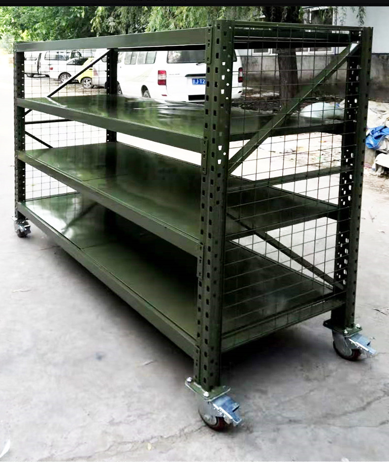 盾牌架铁楸铁镐架消防器材架部队警卫处装备仓储货架中型货架