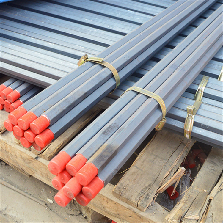 蓝创优质三山风钻杆矿用yt28凿岩机b22钎杆全新优质b22钻杆现货