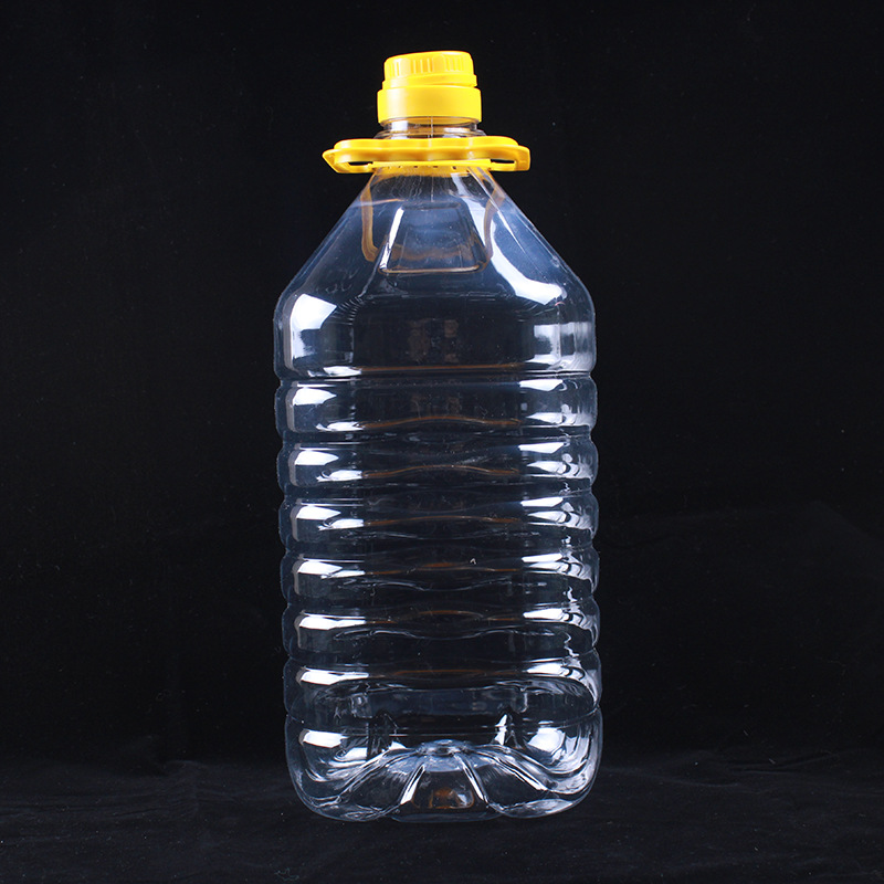 供应加厚食用油桶pet透明塑料桶5l油桶定制各种型号密封不漏油