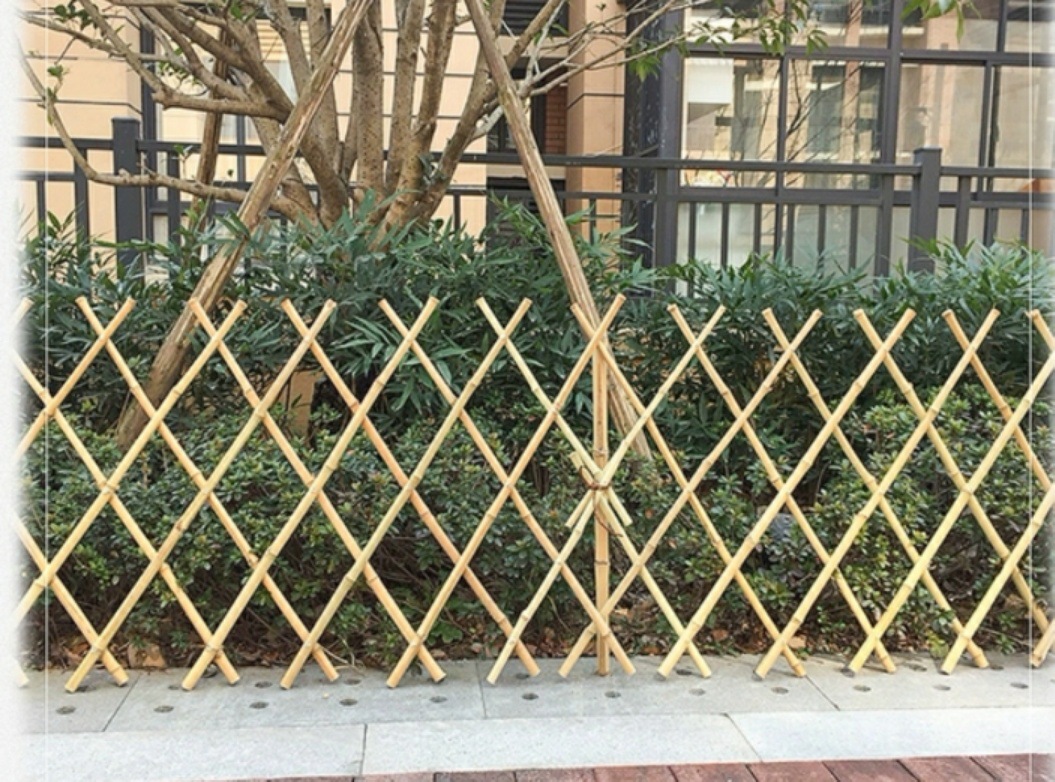 工厂直营户外竹篱笆美丽乡村可伸缩竹栅栏花园庭院隔断竹围栏竹竿