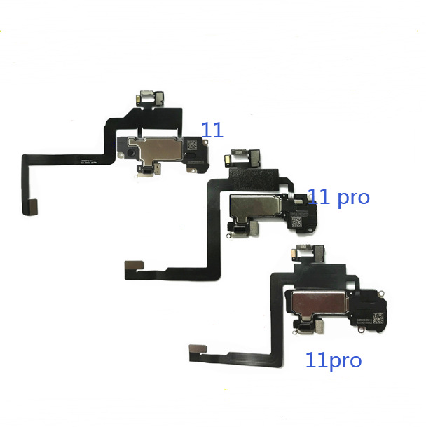 适用苹果11听筒排线 11pro感应送话器 11pro max听筒喇叭接听排线