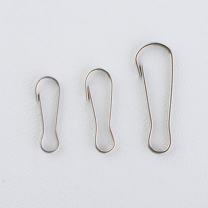 不锈钢葫芦扣子葫芦夹子袜架一圈半圆圈子圆环铁圈子快锁扣弹簧钩