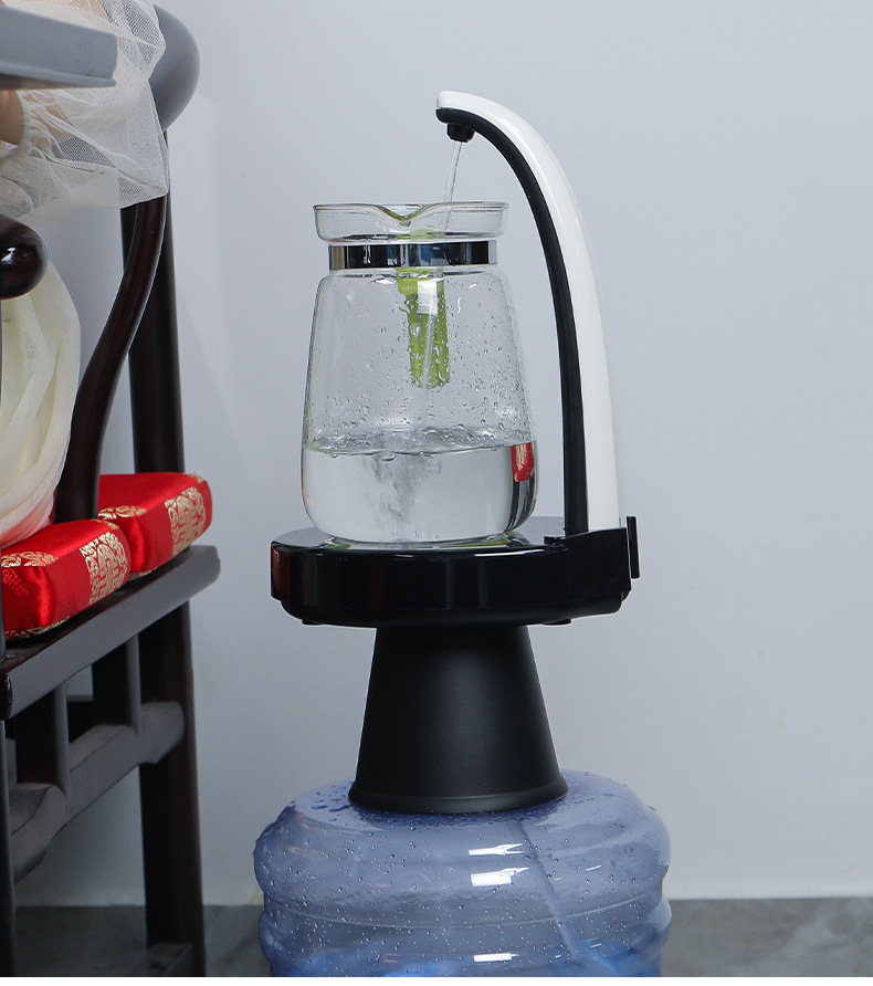 网红家用多功能电动抽水器桶装水usb充电智能自动抽水机厂家批发