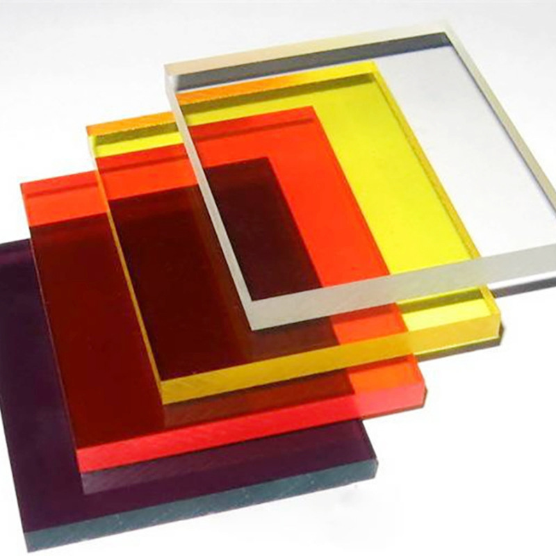 彩色亚克力板 切割加工pmma透明磨砂亚克力板整板 透明有机玻璃板