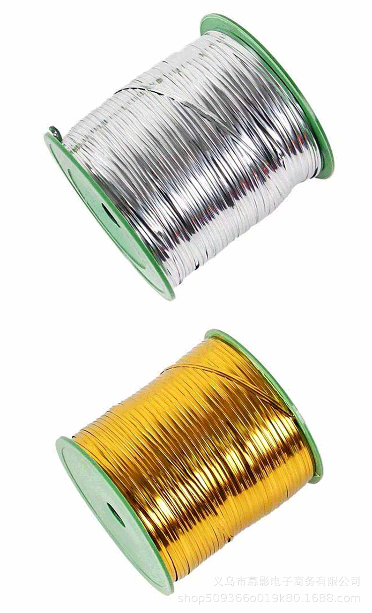 彩色金属扎丝细铁丝扎线绑丝扎带花束包扎捆绑封口绳食品包装材料