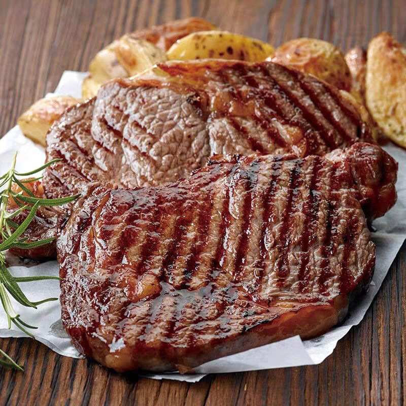 新品进口澳洲黑胡椒牛排原切牛排新鲜 烤肉食材套餐130g片 牛小排