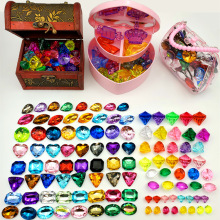 1斤装儿童钻石玩具男孩女孩diy水晶宝石游戏分享宝蔵奖励礼品