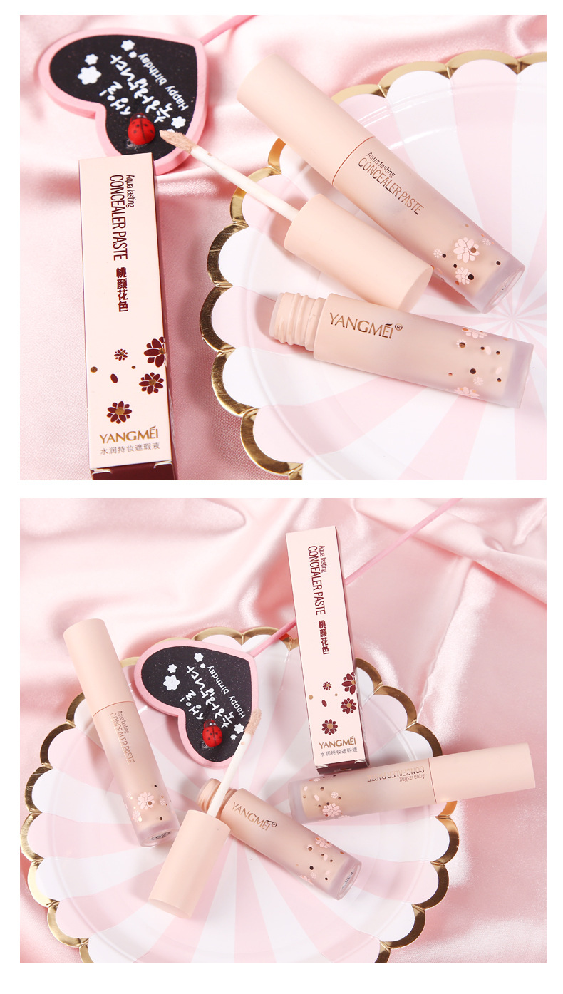扬美 水润持妆遮瑕液 雀斑脸部遮盖斑点痘印黑眼圈遮瑕膏8834
