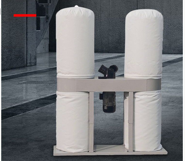 木工吸尘器布袋除尘器 木工机械 工业吸尘器单双桶除尘设备免安装