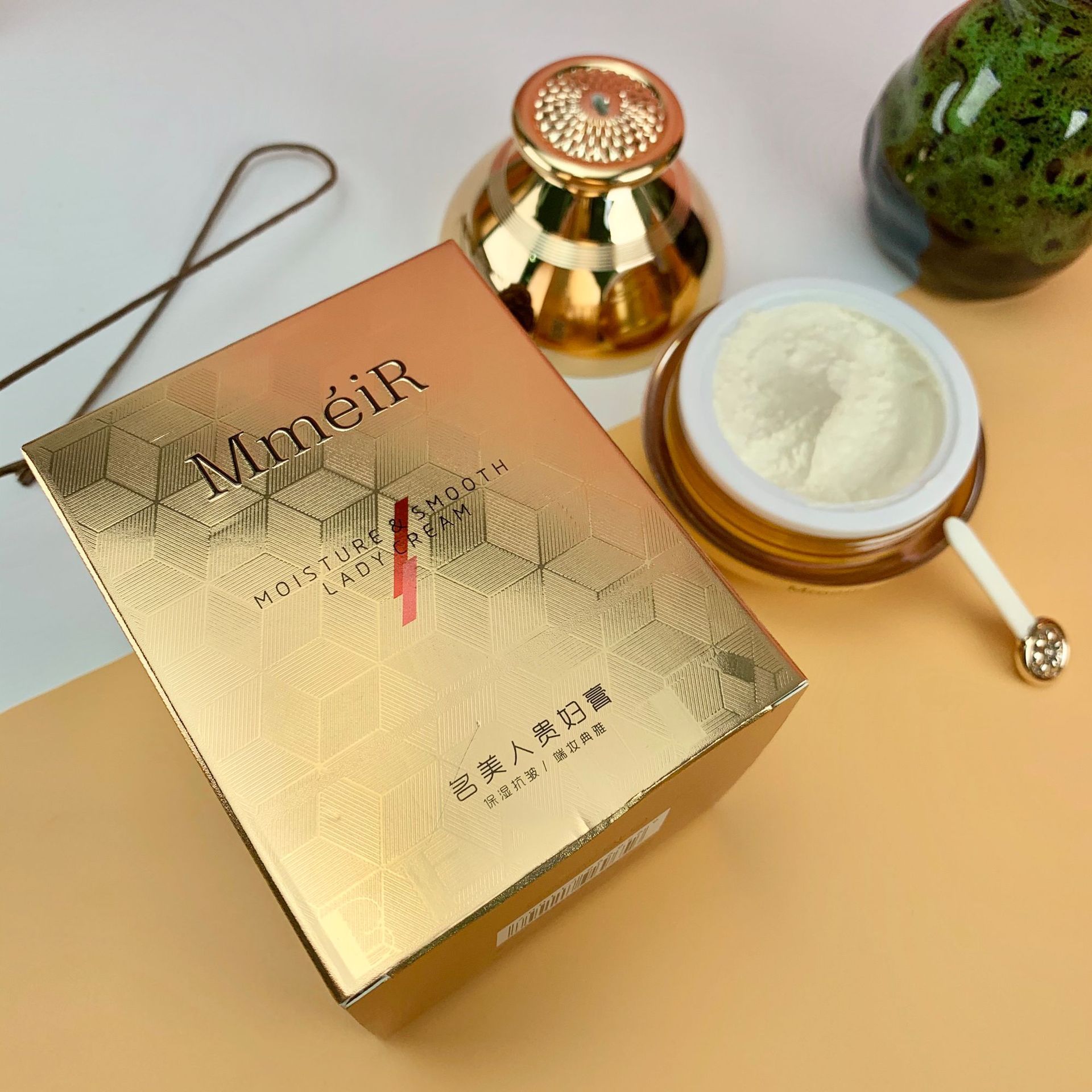 抖音快手网红直播款名美人贵妇膏神仙膏懒人素颜霜珍珠霜正品厂家