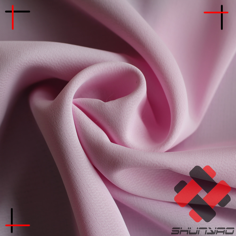 舜尧仿真丝 波浪纹缎面雪纺 多臂提花缎女装布料