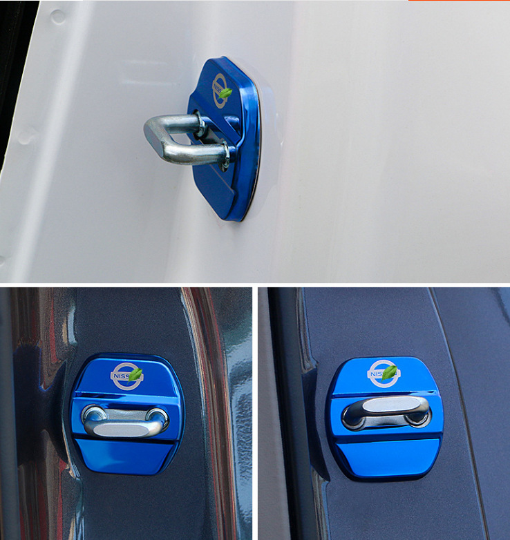 适用于新逍客门锁盖日产逍客车门锁扣保护装饰贴 汽车用品生产