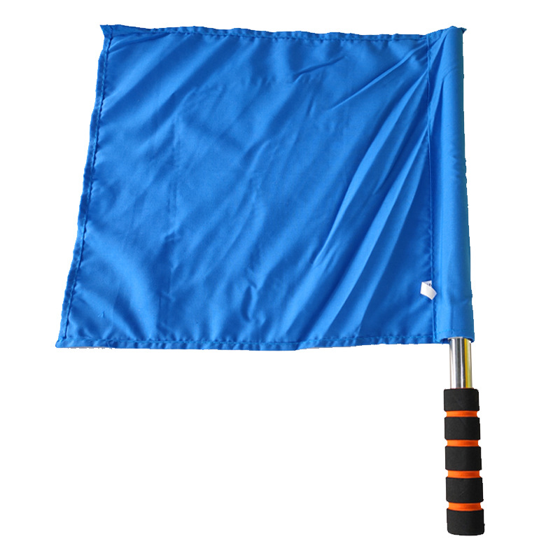 足球裁判边裁旗发令旗田径发令旗挑边器加厚红黄牌足球裁判器材