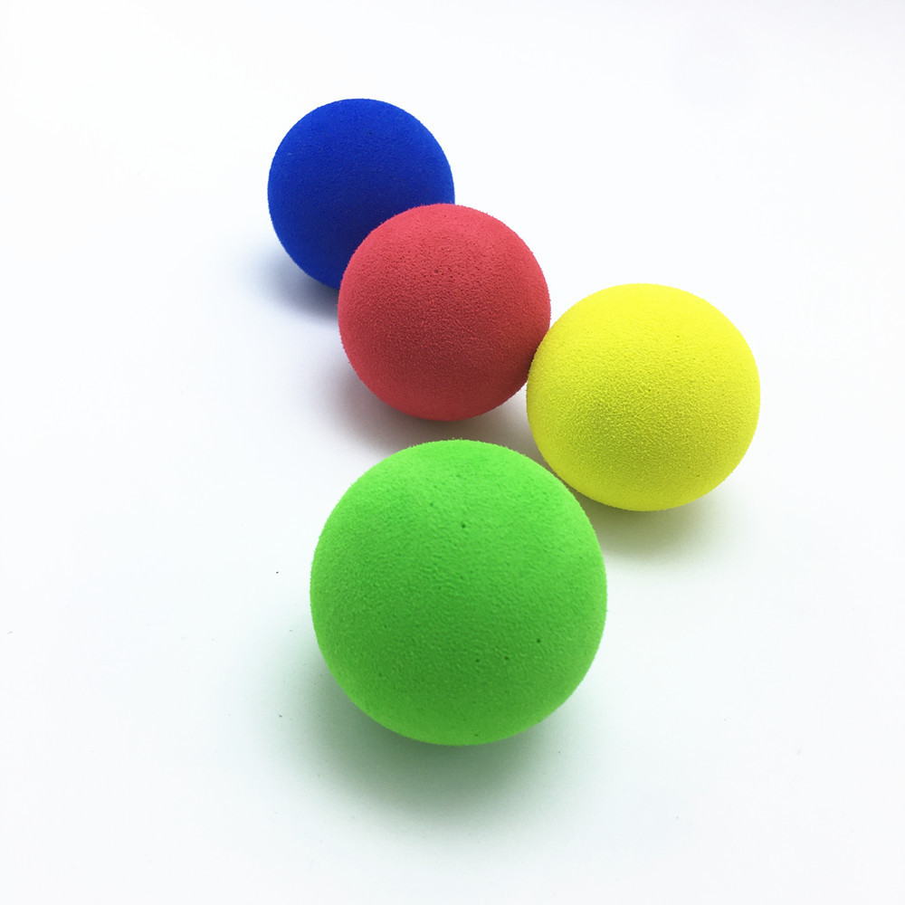 厂家直销 eva球 游乐场玩具球 高尔夫练习球 泡沫球 宠物耐咬球