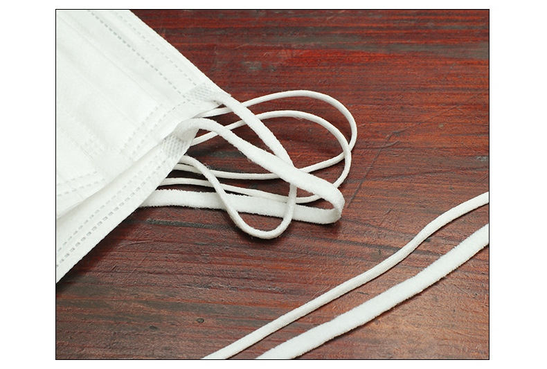 厂家现货批发医用口罩松紧带口罩皮筋油芯带n95口罩一次性口罩绳