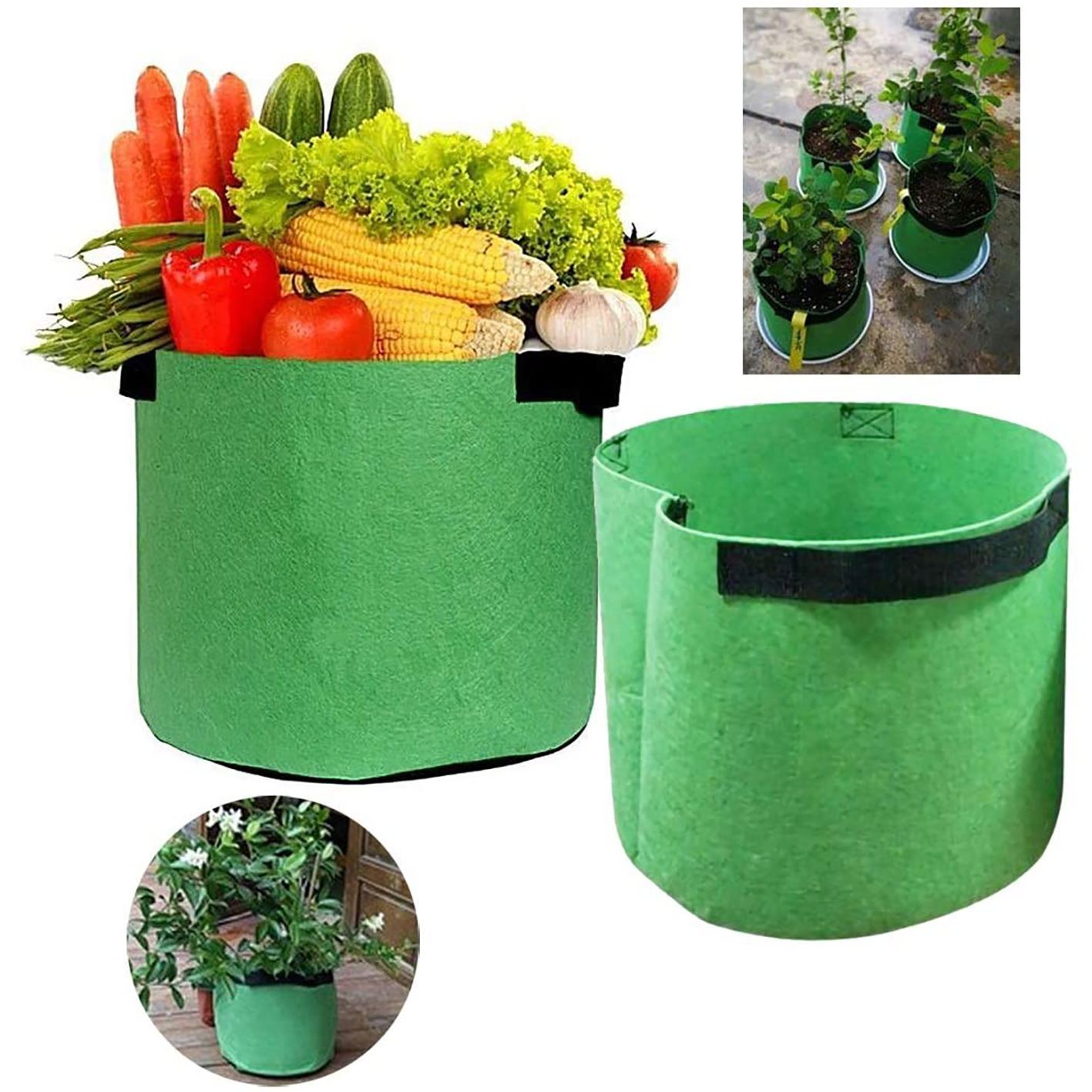 植物生长袋 花园种植袋 无纺布美植袋 植树袋  便携种植袋 育苗袋