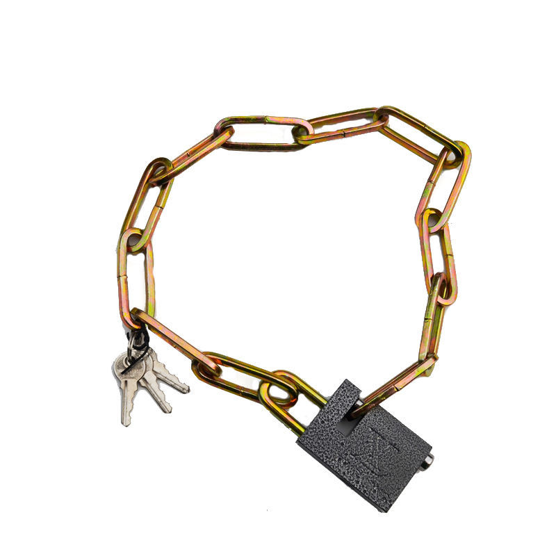 自行车锁大门锁玻璃门锁链条锁密码锁防剪防钻电动车锁家用钢条锁