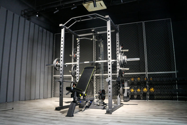 亿迈家用健身框式龙门架多功能健身房专用深蹲架商用健身器械厂家