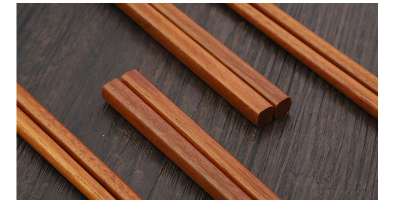 家用南美坤甸木筷便携筷子饭馆筷礼品筷家用酒店餐具坤甸木批发