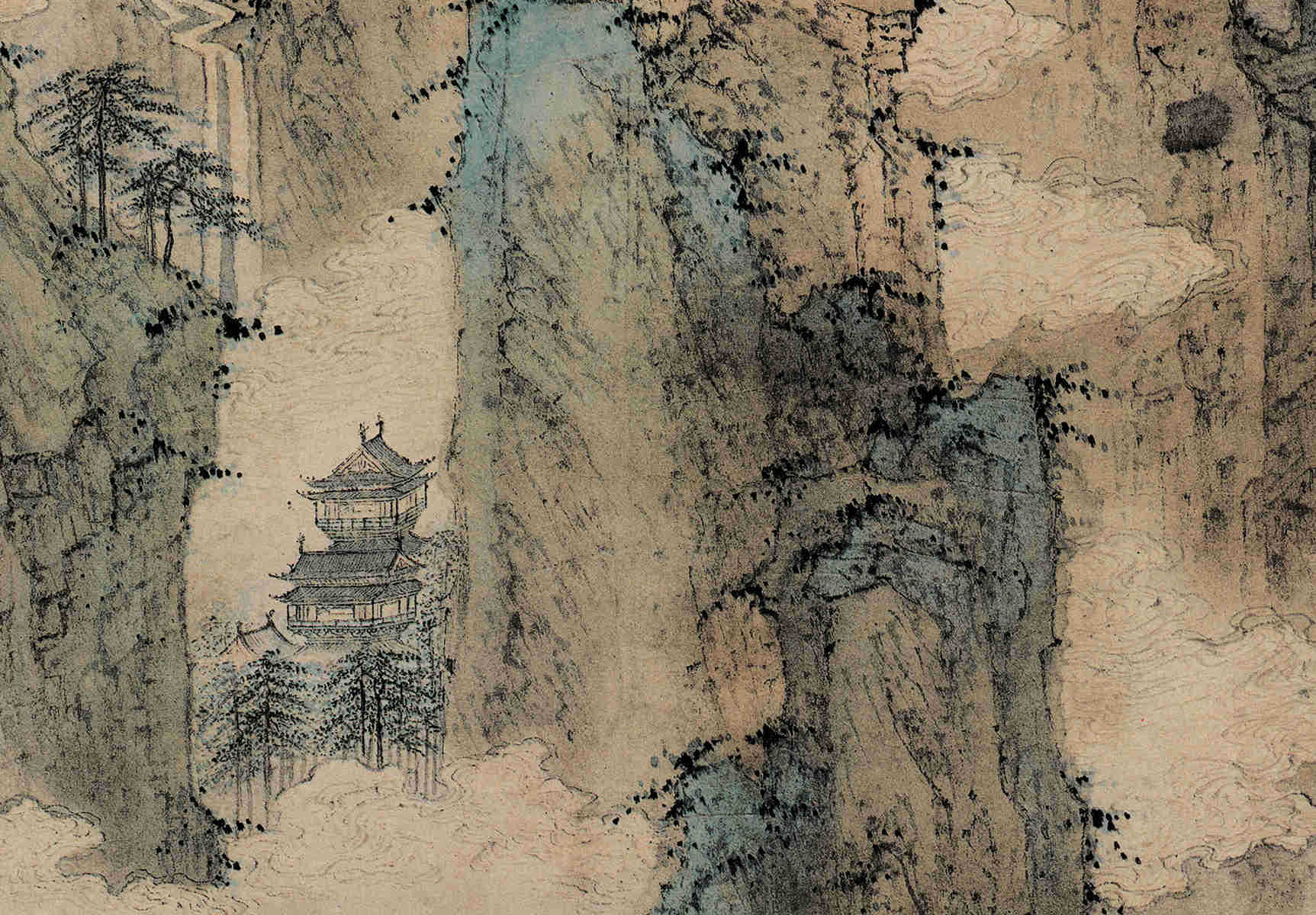 dmgh-2020018-明 仇英 仙山楼阁图轴-al-3