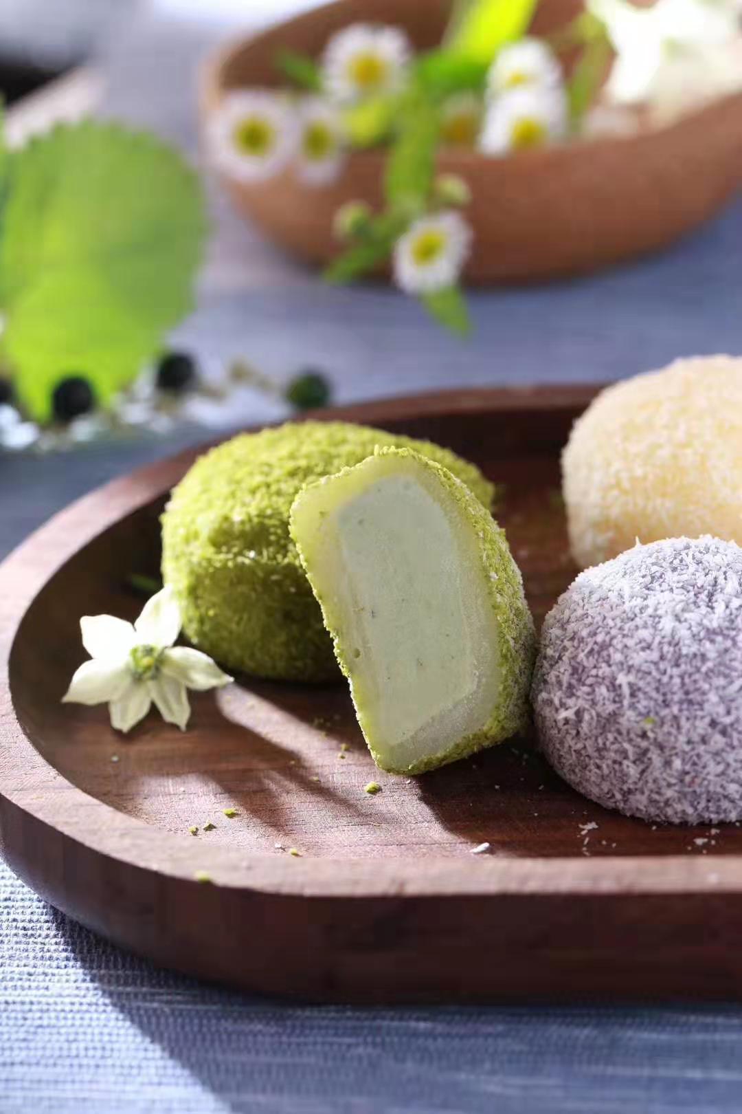 圣诺洋风椰蓉抹茶蓝莓大福日式榴莲糯米糍团多种口味250克