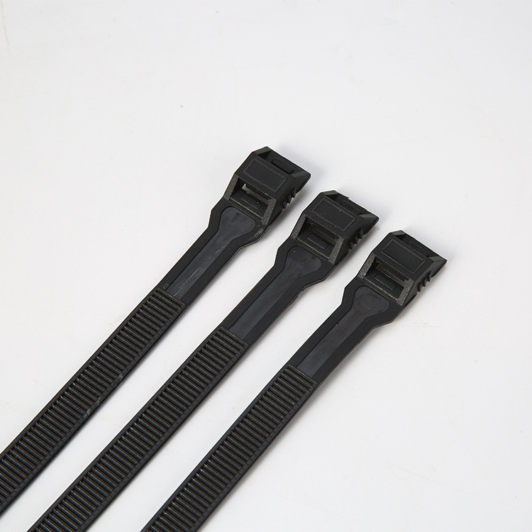 厂家直销8x300环保尼龙平扣扎带