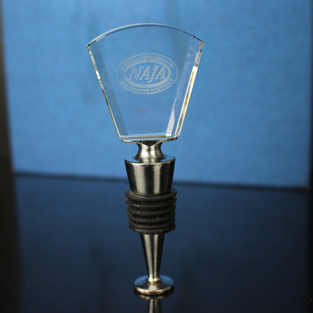 40mm水晶玫瑰酒塞创意锌合金红酒塞高档商务礼品超市促销金属瓶塞