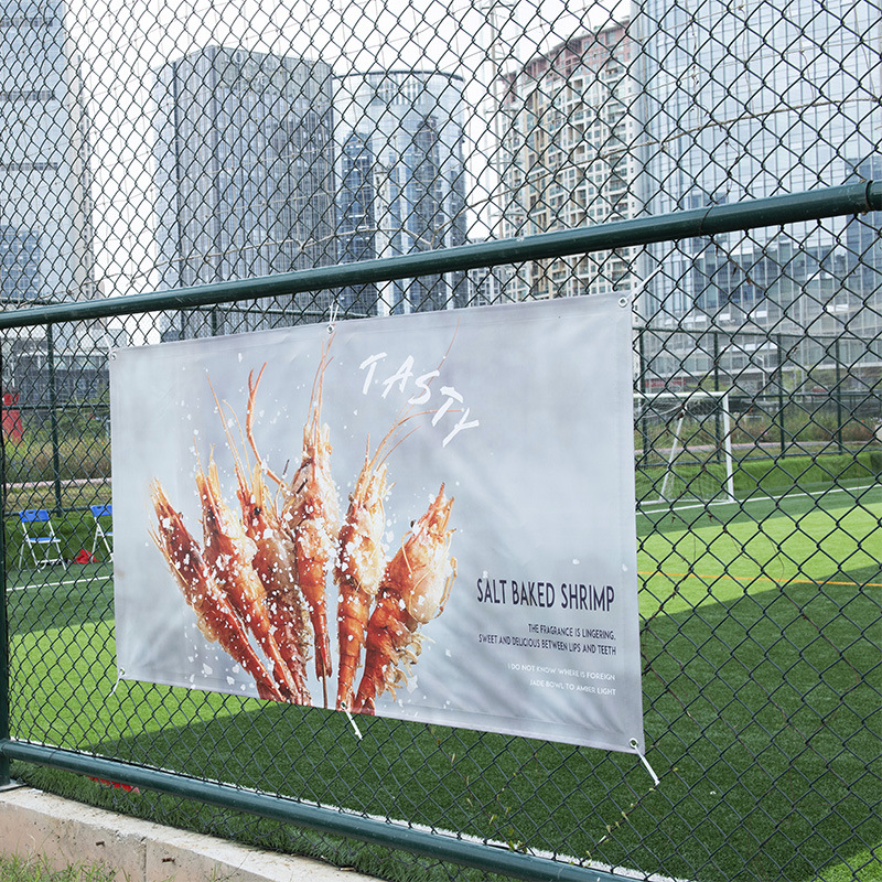 深圳厂家供应550黑底灯布地产围墙广告广告招牌喷绘灯布