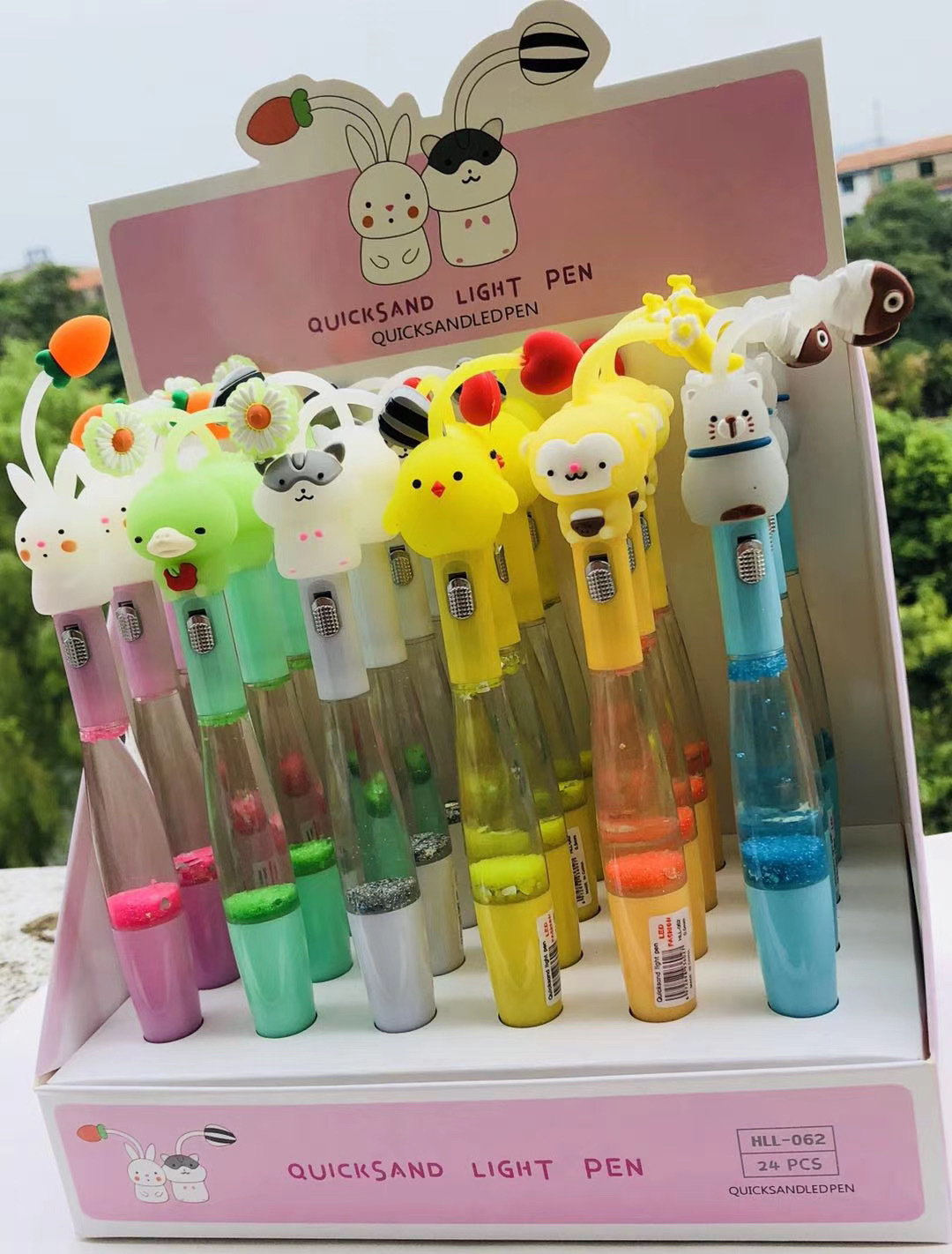 New Cartoon Sanrio Clow M Quicksand Silicone with Light Gel Pen Student Exam Stationery Pen