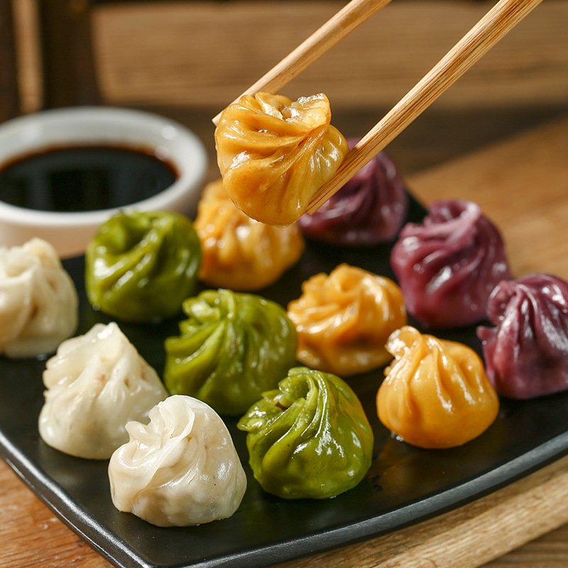 【顺丰包邮】福鼎特色果蔬小笼包速冻食品速食半成品早餐冻品包子