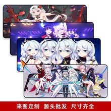 键盘垫批发订制鼠标垫动漫女孩 mousepad 滑鼠墊键盘垫 源头工厂