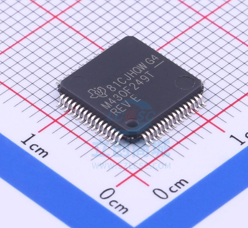 msp430f249tpmr lqfp64 16位微控制器 单片机 msp430f249t