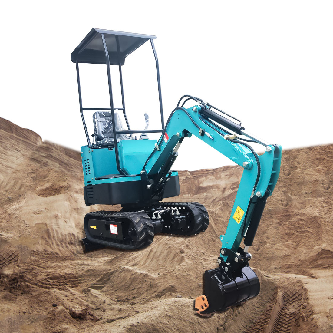 定制10小型挖掘机 农用橡胶履带微型挖掘机 出口1吨小型挖机