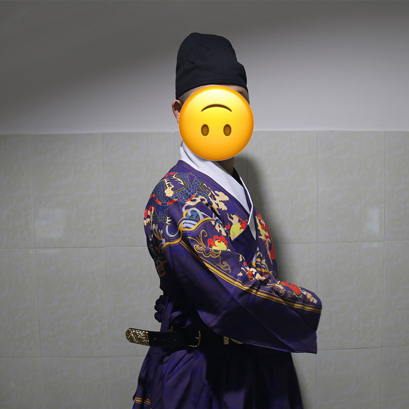 汉服男女汉服帽子sml码黑色飞鱼服锦衣卫侠客书生幞头古风乌纱帽