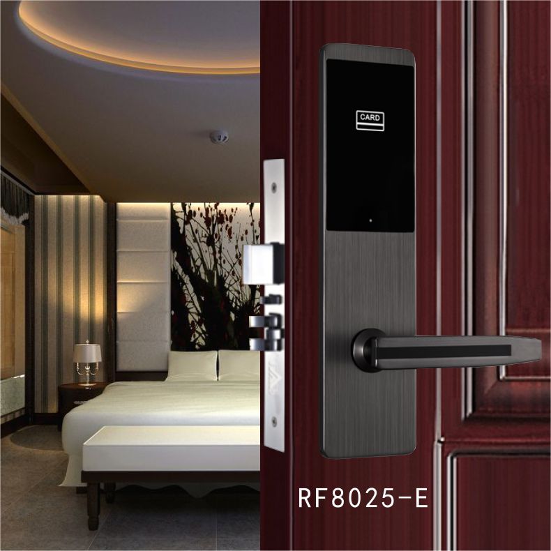 酒店门锁宾馆感应刷卡锁智能电子锁公寓插卡锁ic磁卡锁工厂直销