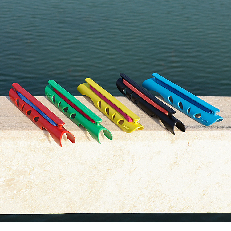 鱼竿收线器绕线卡夹手竿通用钓鱼线绕线板泡沫鱼杆缠线器大号卡扣