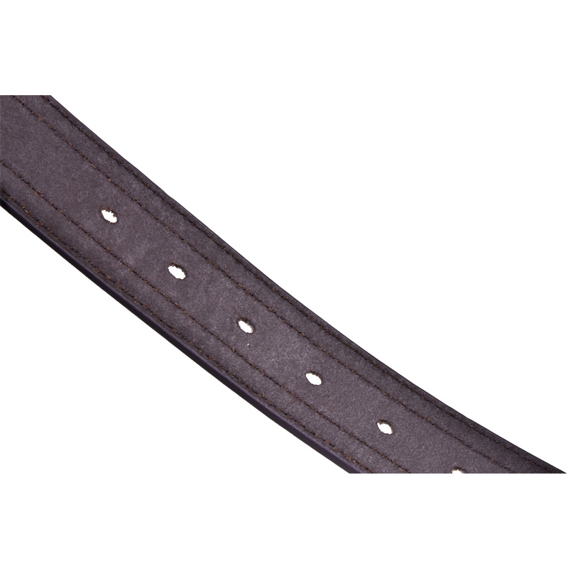 外贸单真皮皮带日韩英伦风牛仔帆风 头层牛皮手工缝腊线皮带